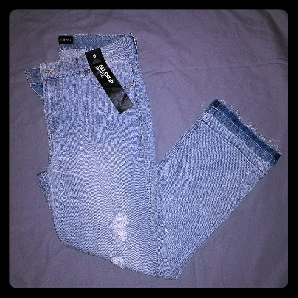 Express high rise crop jeans NWT [SZ-6]